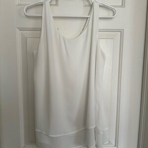 Elegant White Sleeveless Top